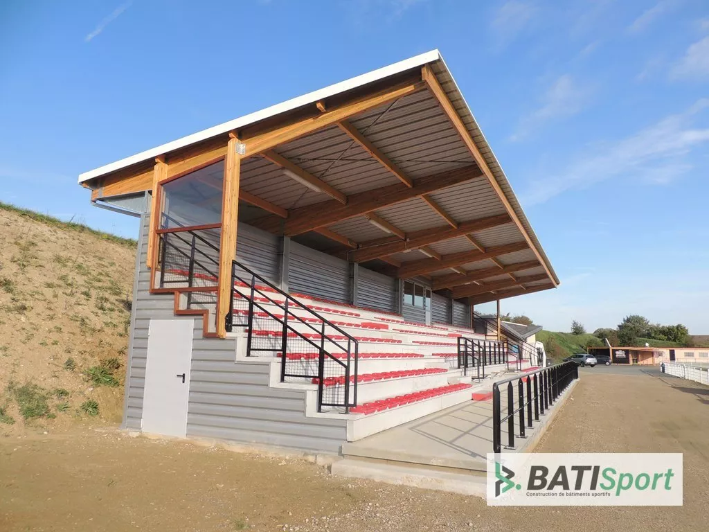 Construction tribune modulaire fleury merogis wm.