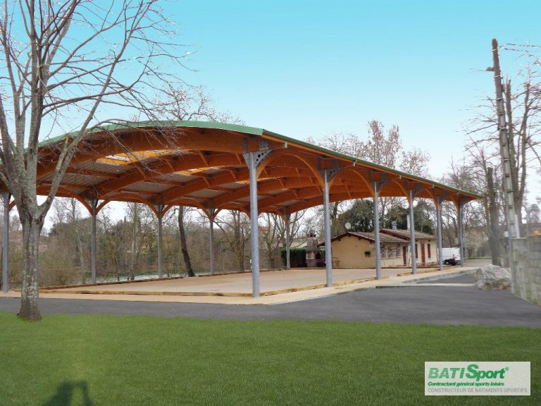 Construction boulodrome pinsaguel.